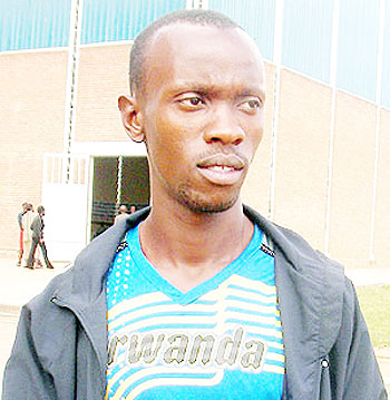 Maputo Games Gold medalist Cliff Hermas Muvunyi. The New Times/File photo .