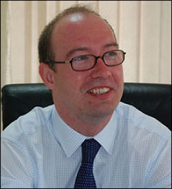 The Britainu2019s High commissioner to Rwanda Ben Llewellyn-Jones.