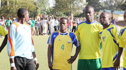 Olivier Karekezi wore the captain's arm band on Sunday. The striker has put his feud with Nshimiyimana behind him.The NewTimes / File