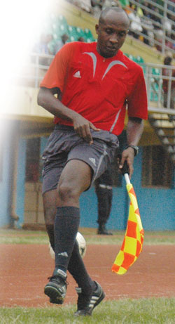 Rwanda's legendary assistant referee Clestin Ntagungira a.k.a Abega is one of three candidates for the post of Ferwafa president.The New Times / File