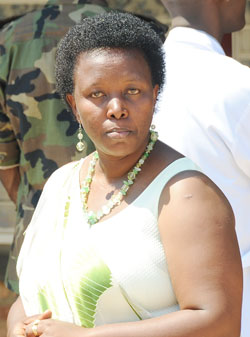 DISAPPOINTED; Muhanga District Mayor Yvonne Mutakwasuku