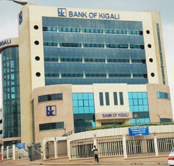Bank of Kigali head office.  The New Times / T. Kisambira