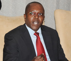 Robert Mathu, the Executive Director of CMA is optimistic more bonds will reactivate secondary market trading The Newtimes / T. Kisambira