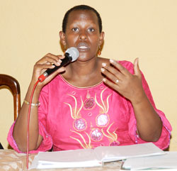 Kigali City Vice Mayor Hope Tumukunde.
