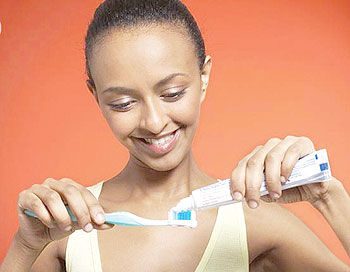 Brush your teeth at least twice a day. Net Photo
