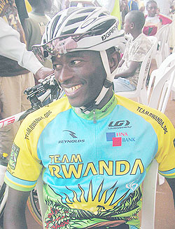 Obed Ruvogera won Saturday's race in Huye, Southern Province. The New Times / File photo