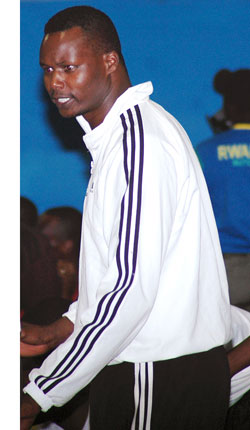 The national men's volleyball team coach Paul Bitok is still under contract with the FRVB. The New Times / File