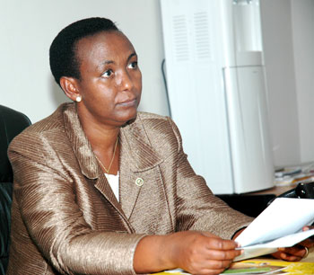 Gender Minister Aloysia Inyumba .The New Times/  file.