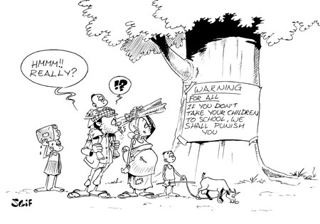 Nehemie Uwimana, the Mayor of Rwamagana, warned that parents who fail to give children their basic rights, including education, would be penalised