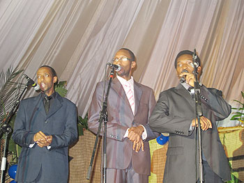 Comedians entertain the audience. The New Times / Linda Mbabazi.