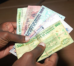 The Rwandan Franc remains relatively strong in the wake of a biting inflation across the region. File photo
