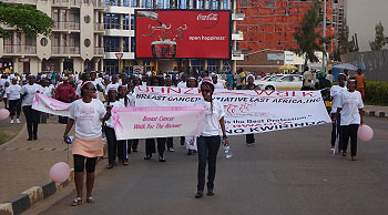 BCIEA ULINZI 2011, Breast Cancer Awareness walk where over 300 participants attended in June 12, 2011.