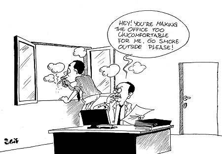 Passive smoking is one of the critical issues the law governing tobacco control will address once enacted.