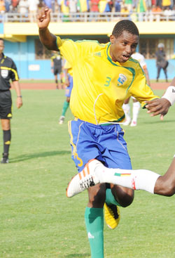 Amavubi right-back Albert Ngabo. The New Times/File.