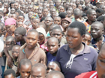 Intensive family planning campaigns can control Rwandau2019s population. The New Times / File photo