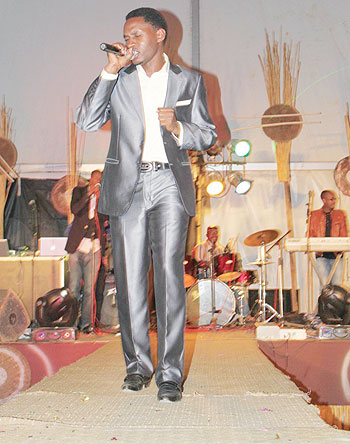 Dominic Nic performs during the Salax Awards 2010.The New Times / Courtesy photo.