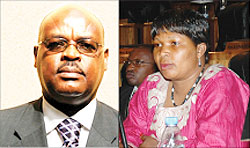 L-R: Evode Kalima, Aurelie Gahongayire.