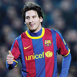Lionel Messi is favourite to win the Ballon d'Or for a third year running.