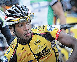 Niyonshuti will lead Team Rwanda's hunt for honours. The New Times / File photo