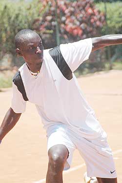 Jean Claude Gasigwa was Rwanda's best hope, but fell short at the very first hurdle. The New Times/File.