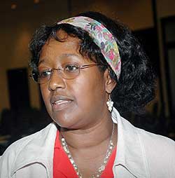 Health Minister,  Dr. Agnes Binagwaho