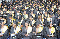 A past graduation ceremony at INILAK. The New Times / File.