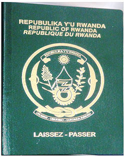 A specimen of the new Laissez Passer to be issued effective January next year.