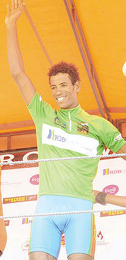 Eritreau2019s Daniel Teklehaimanot waves to the crowd after being crowned champion last year.