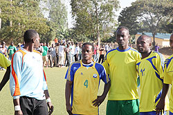 Amavubi players in a training session. The New Times / File