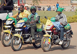 Motorcyclists have been accused of evading taxes in Gatsibo District.