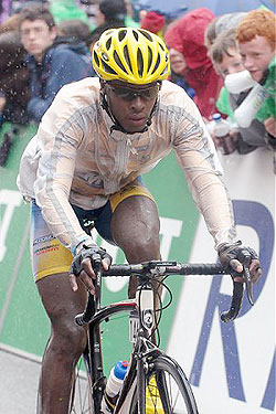  MTN Qhubeka's Adrien Niyonshuti is an outside favourite for this year's Tour of Rwanda title. 