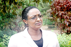 Anne Mugabo, the Director General of Employment, MIFOTRA