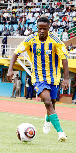 Amavubi midfielder Haruna Niyonzima. The New Times / T. Kisambira