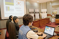 KOICA launch of Rwanda Digital Library Project. South Korean partnership with Rwanda has focused on ICT. The New Times / File