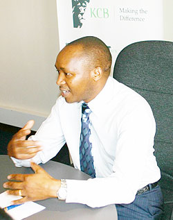 Maurice K. Toroitich, KCB Rwandau2019s Managing Director. The New Times / File.