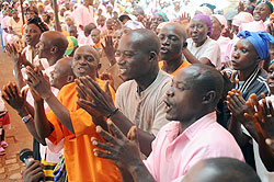 Inmates in Nsinda prison overwhelmed with joy. More were released from Kibungo prison. The New Times / File