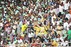 Local soccer fans at the Amahoro National Stadium during a past match. Plans are under way to renovate the stadium and put up  a new one.The NewTimes/ File.