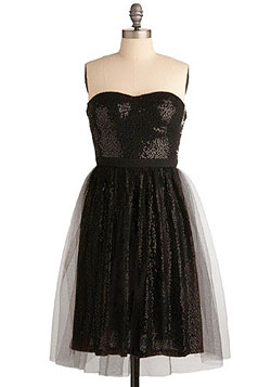 A little black dress can be flattering