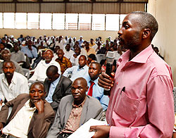 A cross section of teachers during a past annual general meeting of Umwalimu SACCO (Photo T.Kisambira)