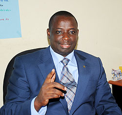 The head of GFTU John Bosco Siboyintore