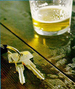 Give the car keys to someone sober or take a cab