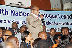 Members of the Diaspora at the 9th Umushyikirano  yesterday. The New Times, J. Mbanda.