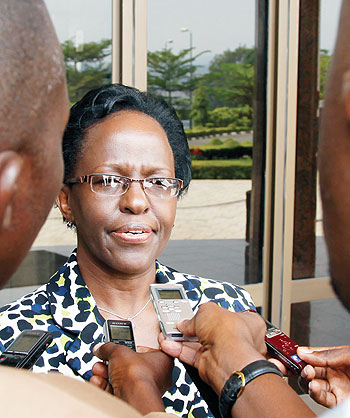 Liberata Mulamula's five-year term as head of ICGLR has ended. The New Times /File