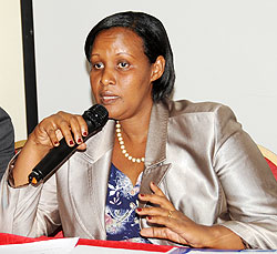 Chief Gender Monitor of GMO Oda Gasinzigwa.