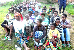 Some of the street children  placed in a rehab centre in Karongi. The New Times / Sam Nkurunziza.