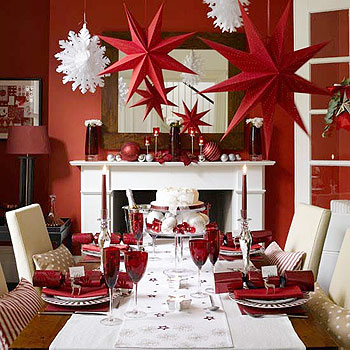 Christmas dining room