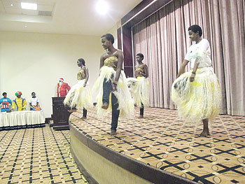 Modern and traditional dance performances were part of the entertainment package.