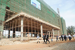 New century hotel under cosnstruction. The hotel industry is one pf the top investment attractions in the country .The New Times/ File New century hotel under cosnstruction. The hotel industry is one pf the top investment attractions in the country .The New Times/ File