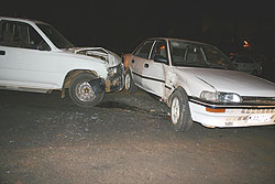 A night accident. The New Times / File.