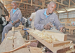 Former street children get life skills at Iwwawa center. The NewTimes. File